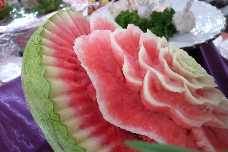 西瓜雕花