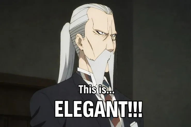 「這樣…超ELEGANT。」🤣