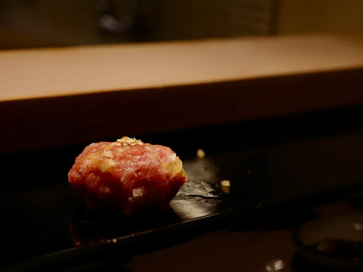 醬敲鮪魚（トロたたき）