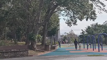 [新北旅遊]中和區員山公園、員山遊逸之丘，小孩放電、大人廟宇