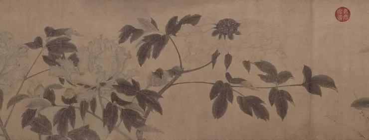 (宋)佚名百花圖．牡丹