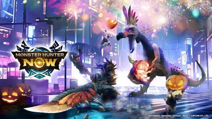 【Niantic新聞圖片一】Monster Hunter Now 「萬聖節 秋季採南瓜」活動開跑!首個限定裝備將現身!