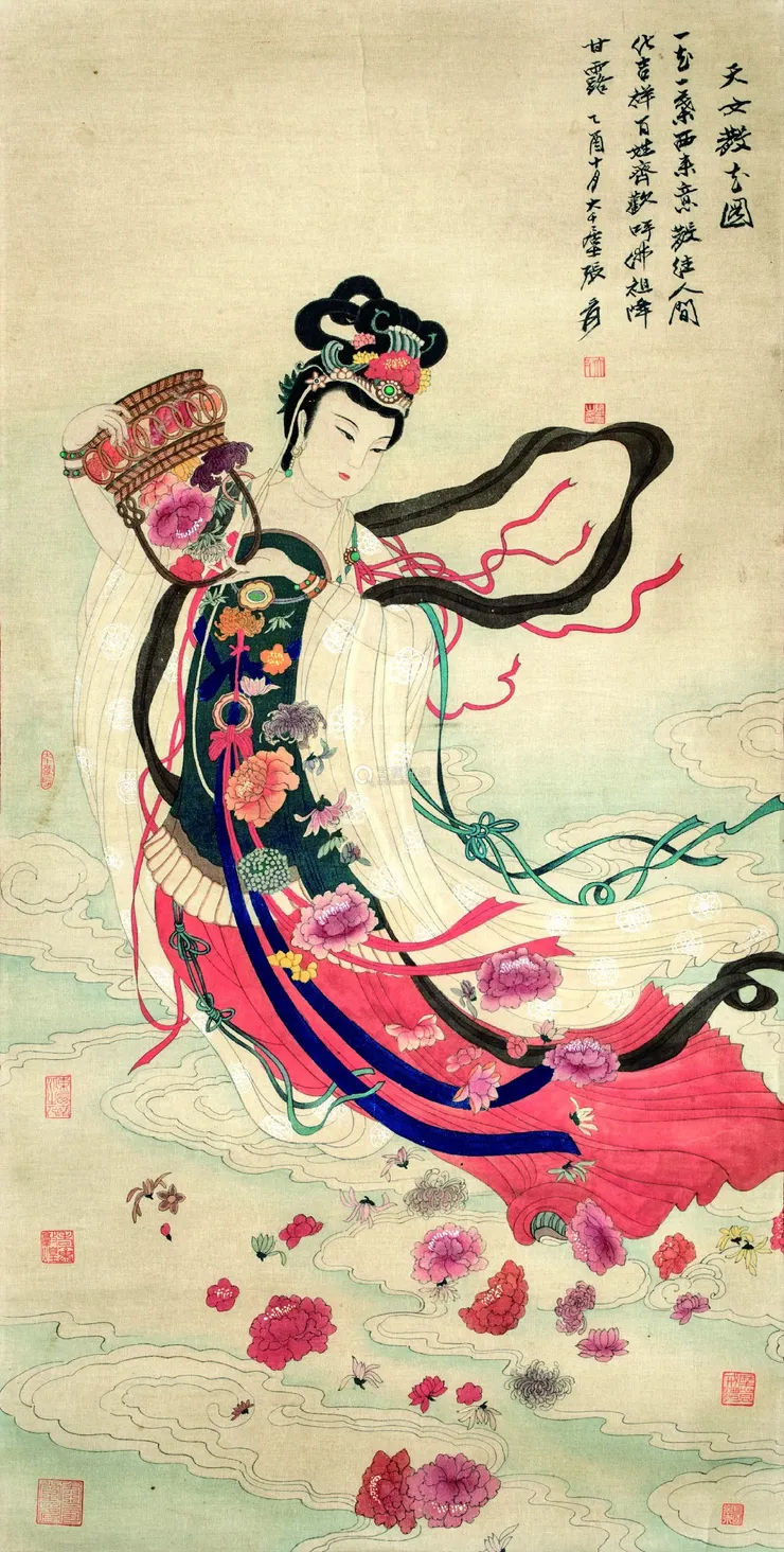 天女散花(取自網路)