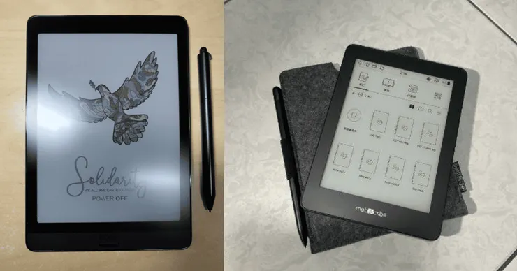 Boox Nova 3 Color與初代Mobiscribe