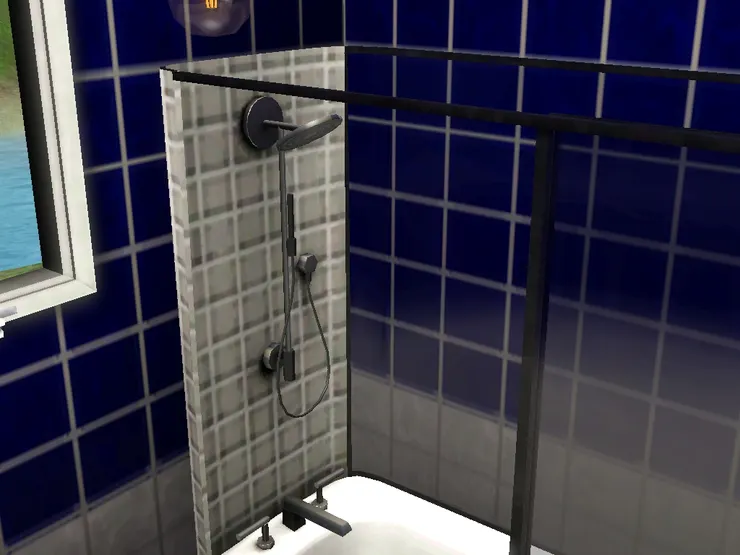 這個mod本來便連著一面牆。灰色很百搭。