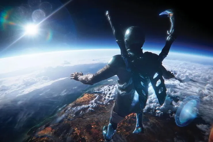 《藍甲蟲》電影劇照。