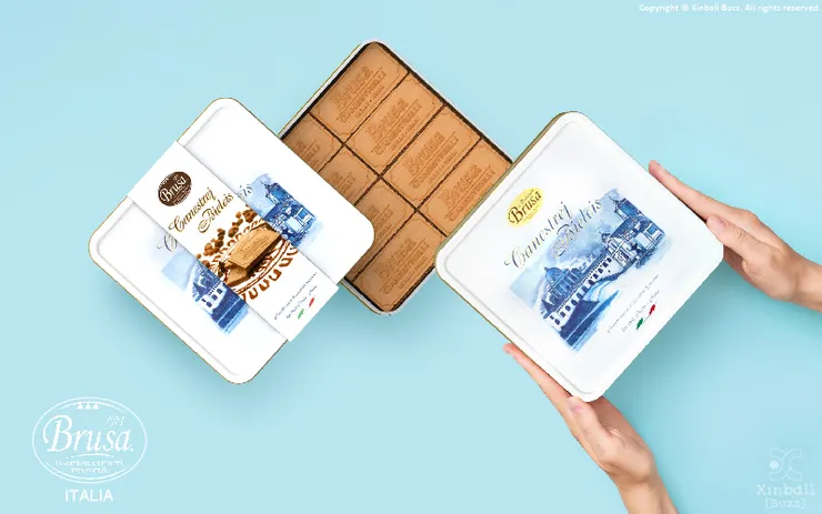 義大利 Brusa Canestrej 原裝鐵盒包裝