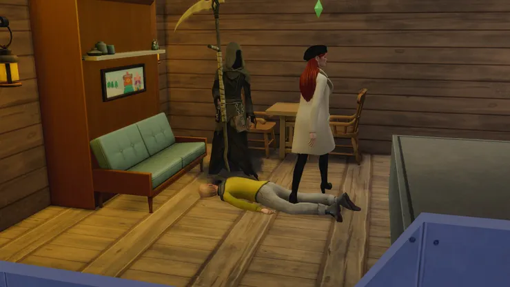 死神：我在這也不理我的嗎？不愧是黑寡婦