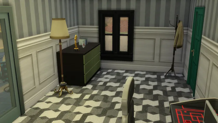 男主人的房間我盡量簡潔，這樣也不會有太多物品要收拾打理。