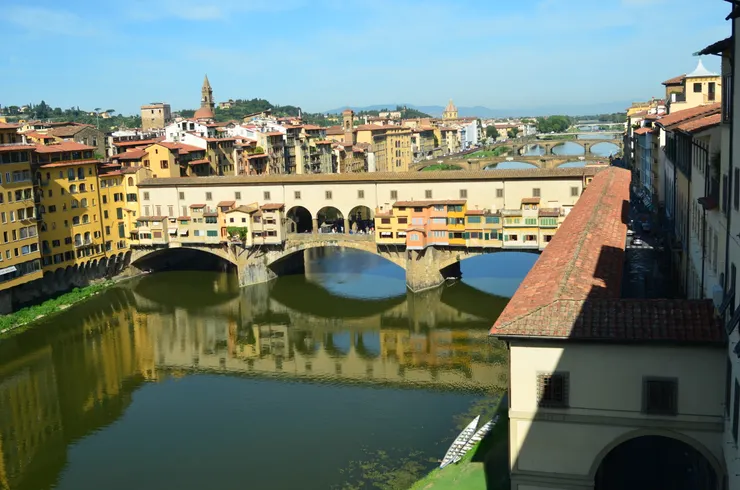 佛羅倫斯老橋於亞諾河畔