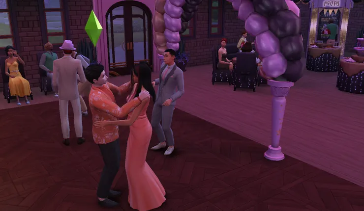 然後來個甜甜的雙人舞...