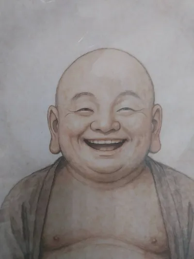 昨天賣出了兩幅A4護貝的AI畫，共計100元