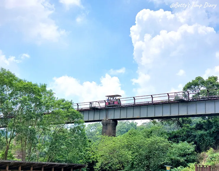 ▲苗栗三義-舊山線鐵道自行車C路線,龍騰站/圖片來源:Betty's Jump Diary