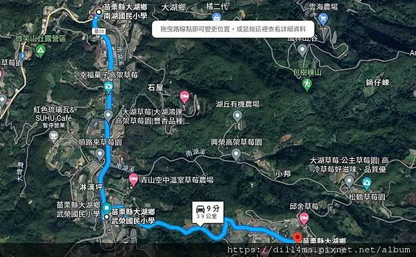 南湖小、武榮小、東興小三所這次走訪的小學相關位置