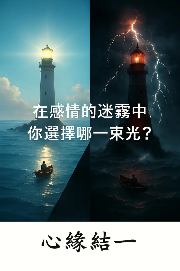 在感情的迷霧中，你選擇哪一束光？