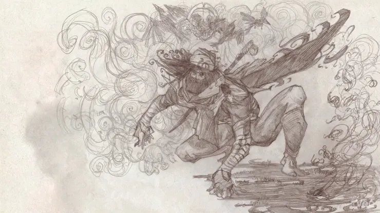 Retro廢案稿-希卡族長(老年)