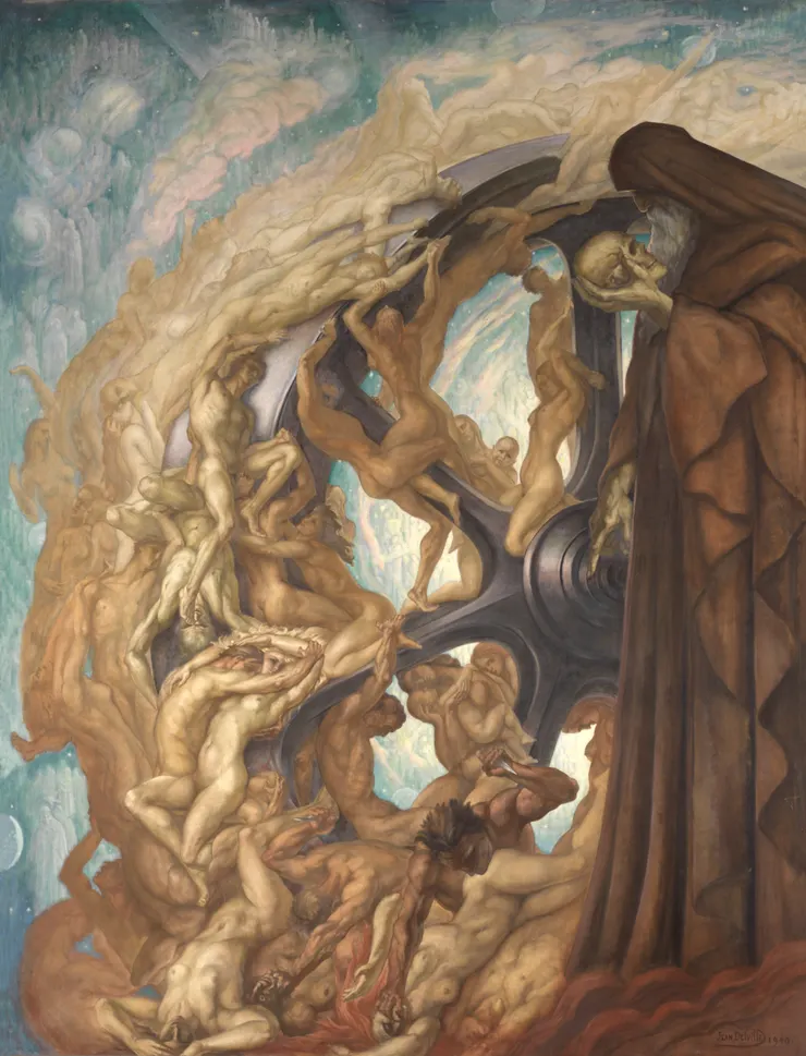 La roue du monde (1940) by Jean Delville