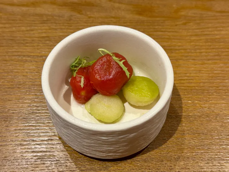 開胃前菜：梅漬小茄