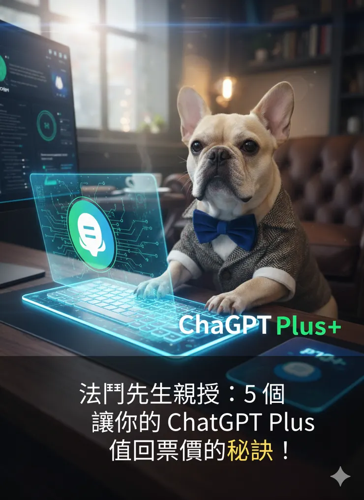 法鬥先生親授：5 個讓你的 ChatGPT Plus 值回票價的秘訣！