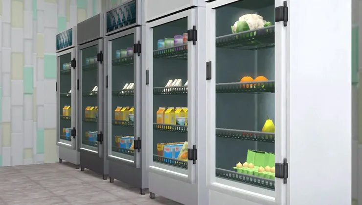 原來雪櫃有5個，不是4個，連我也錯了。