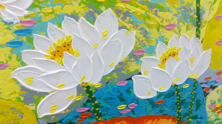 於Art Expo 拍攝的蓮花