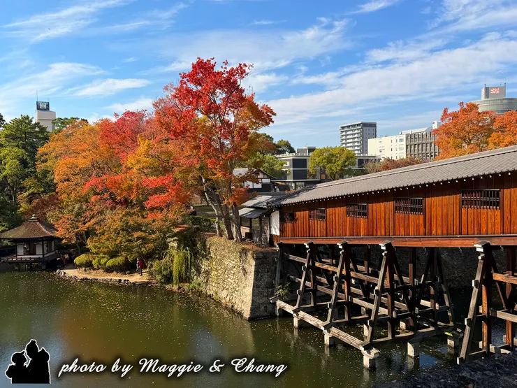 往西之丸庭園長廊外觀
