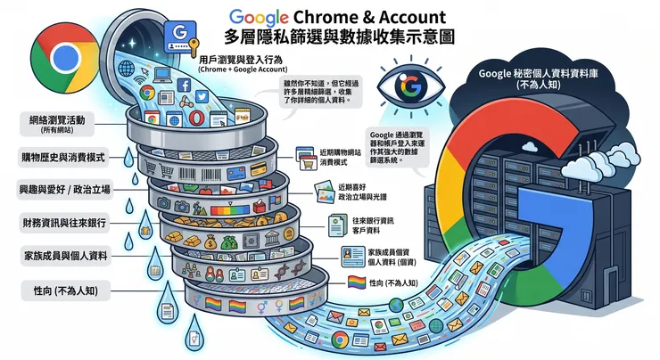 名為Google的篩子：這張圖是用Gemini生成的