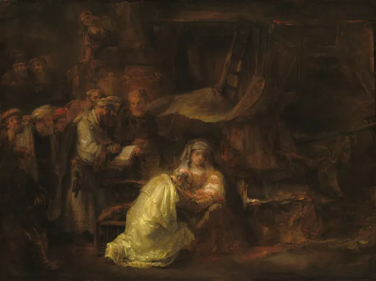 林布蘭（Rembrandt), The Circumcision (1661)