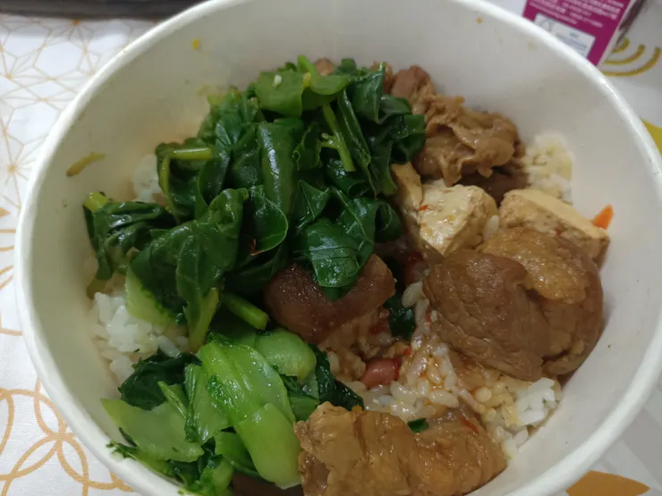 便當是阿婆給的🤣，也是我的晚餐！