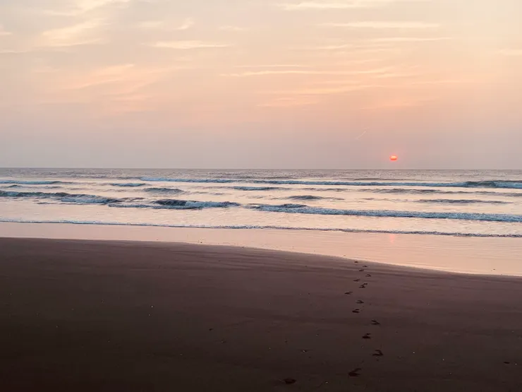馬沙溝海邊的magic hour。