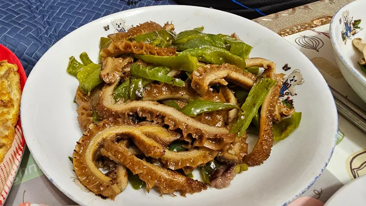青椒牛肚!