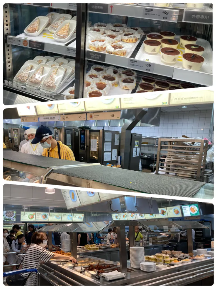 主餐點餐區跟自取餐點區