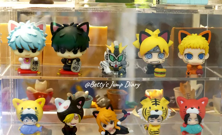 ▲竹北貓角落-貓咪公仔 /圖片來源：Betty's Jump Diary