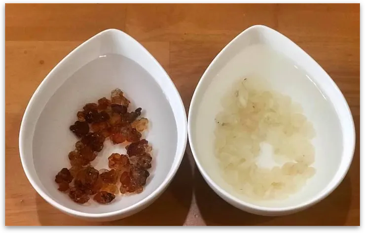 桃膠雪蓮甜湯