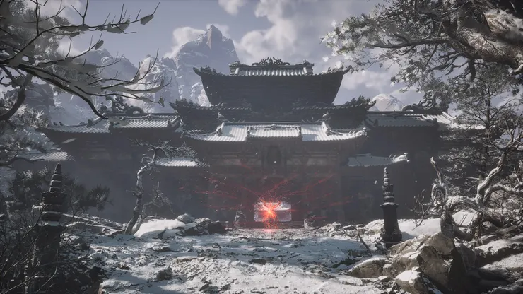 遊戲截圖：小雷音寺，寺門