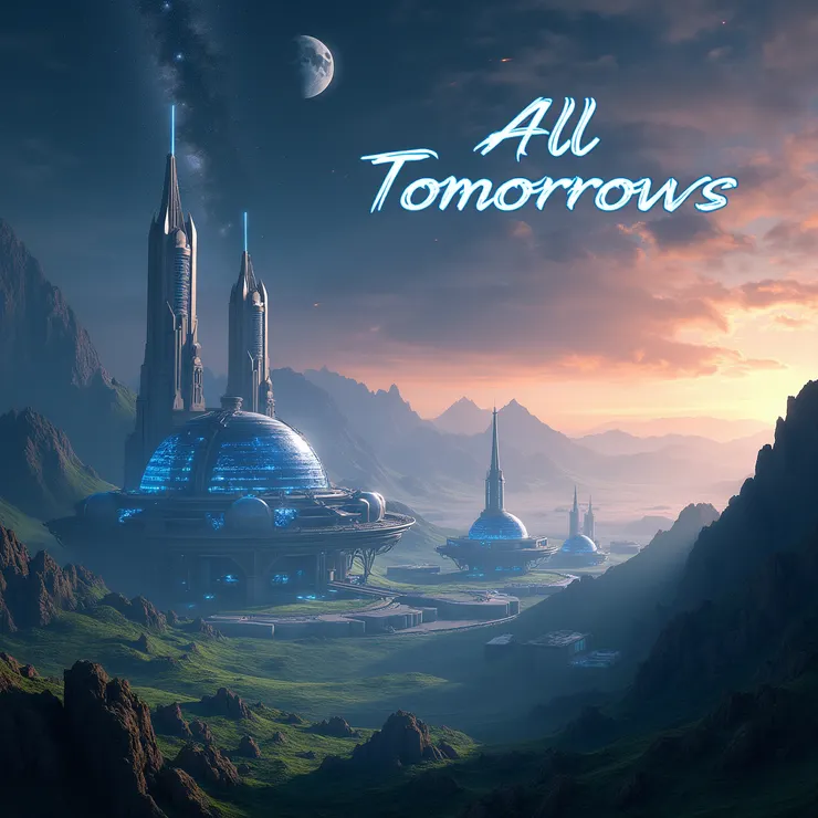 AI生成圖僅供參考，後人類在Qu離開後，重新建立起屬於自己的文明