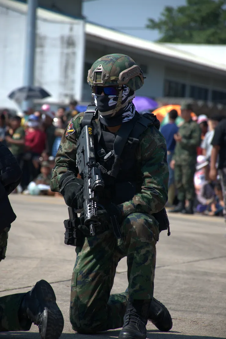 泰國皇家海軍陸戰隊也裝備了X95