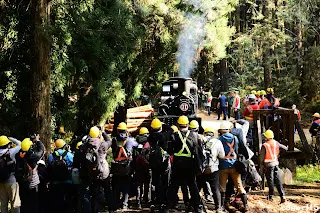 水山線難得如此熱鬧！