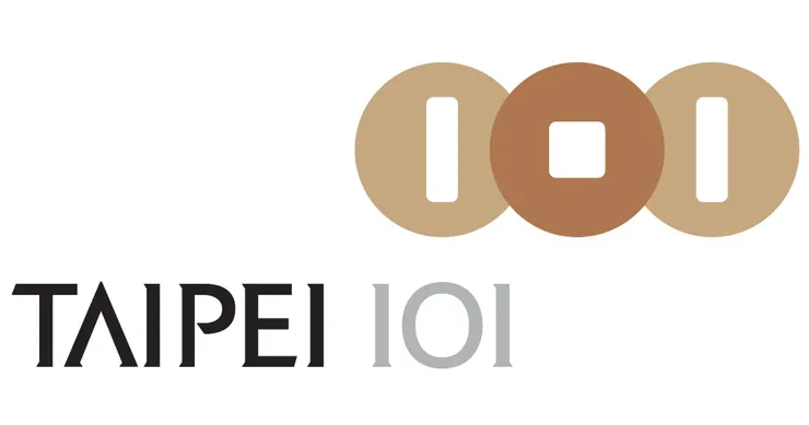 臺北101大樓的官方網站標誌，就是連錢紋的變體喔！（維基百科：公有領域）