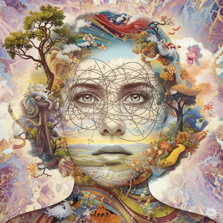 Gemini。幫我畫張圖，表示凡觀察必有判準