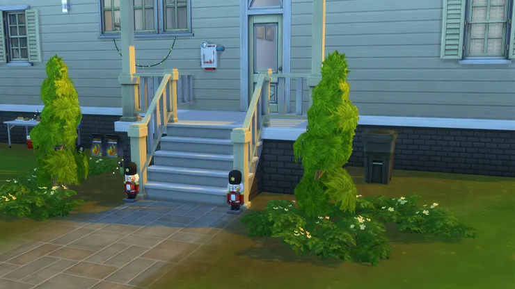 這裏我用了皇家衛兵聖誕胡桃夾子擺飾,可愛得來帶點莊嚴的感覺。