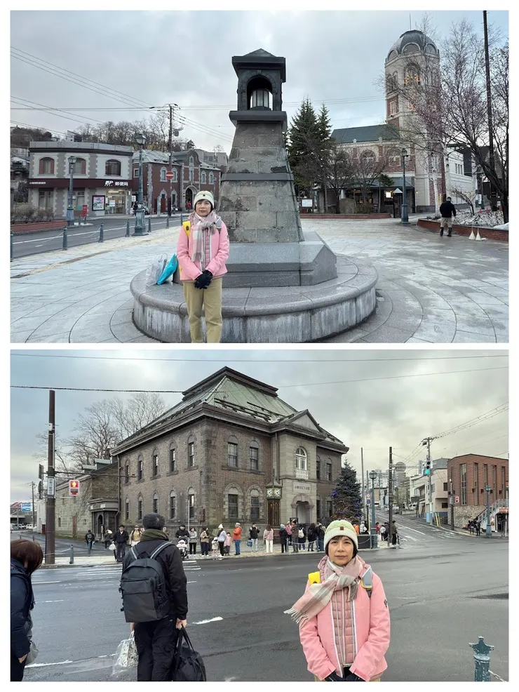 童話十字路口常夜燈和蒸汽鐘