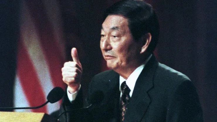 中國前國家總理朱鎔基   圖片來源：AFP via Getty Images