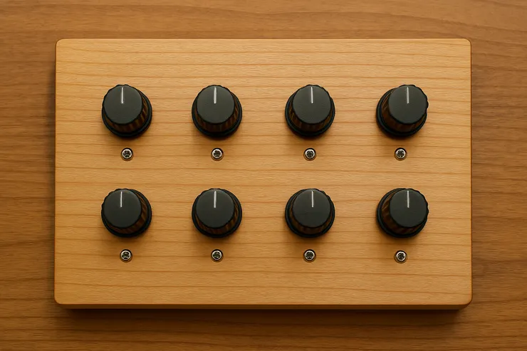 完全沒有拍到當時的控台，這是我請ai 畫的，實際上比這個更粗糙許多，但堪用