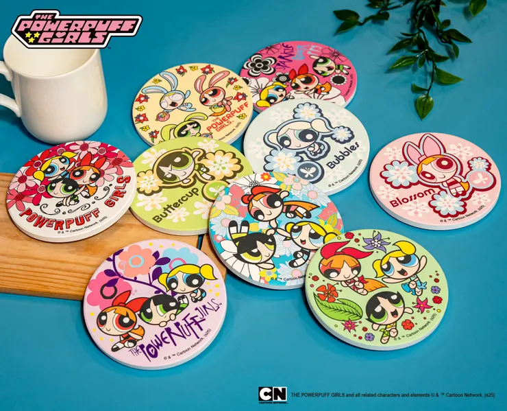 《飛天小女警》_陶瓷杯墊$180