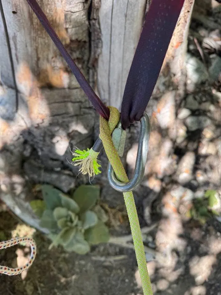 延伸支點+梅隆回收繩纏繞