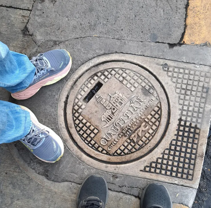 Cuautitlán 的水渠蓋