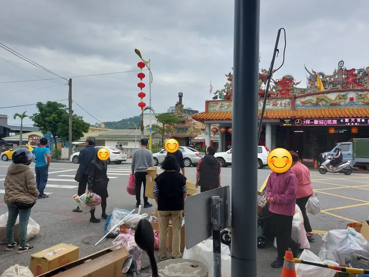 等定點定時垃圾車 / 資料來源:我自己