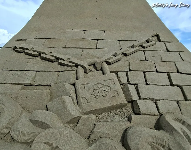 ▲2025苗栗「通霄沙雕藝術節」逍遙沙城/圖片來源：Betty's Jump Diary