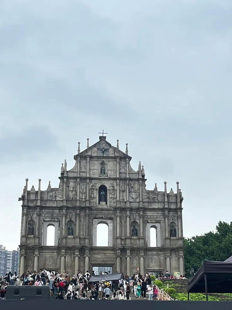 大三巴牌坊是澳門最令人有記憶的景點。